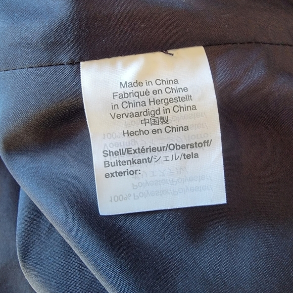 J Crew Dark Navy Blue Faux Fur Sleeveless Zip Up Vest Womens M - Picture 6 of 10